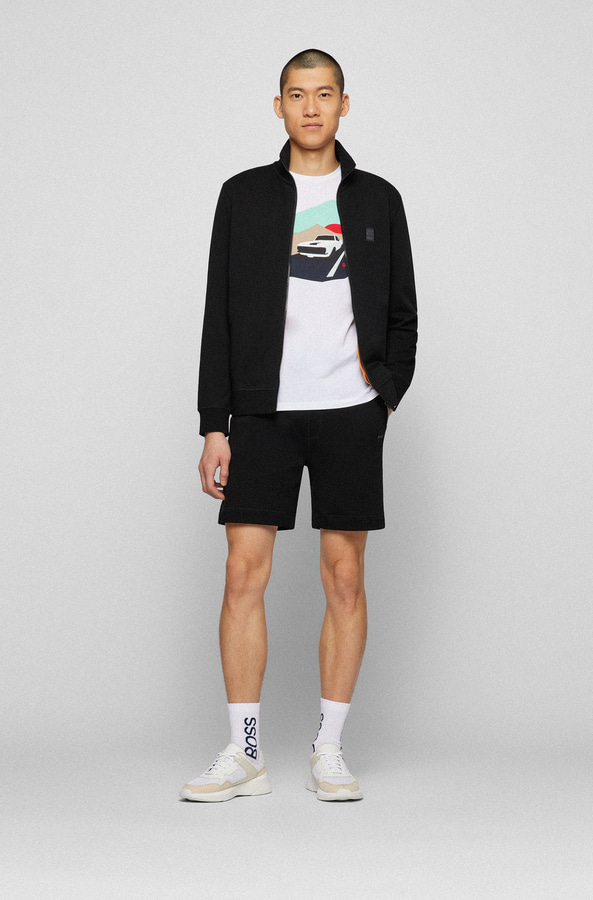 SHORTS BOSS - 001 BLACK